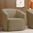 Poltrona Decorativa Base Giratória Stella Max Suede D03 - D'r