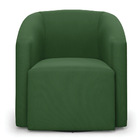 Poltrona Decorativa Base Giratória Stella Max Suede D03 - D'r