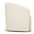 Poltrona Decorativa Base Giratória Stella Max Veludo Bege D03