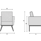 Poltrona Decorativa Base Giratória Veludo Esmeralda Amarílis