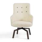 Poltrona Decorativa Base Ka Lina -domi Móveis - Bege