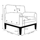 Poltrona Decorativa Base Madeira Sala De Estar Maya Veludo Ve