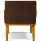 Poltrona Decorativa Base Mel Beatriz W01 Linho Champagne Cour