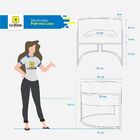 Poltrona Decorativa Base Metal Preta Luna Veludo Turqueza - S