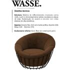 Poltrona Decorativa Base Metal Wasse Moll