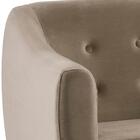 Poltrona Decorativa Base Tabaco 7015 Veludo Dmobiliario