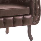 Poltrona Decorativa Base Tauari Tabaco 8149 Corano Dmobiliario