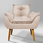 Poltrona Decorativa Bege