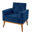 Poltrona Decorativa Bella Azul Marinho