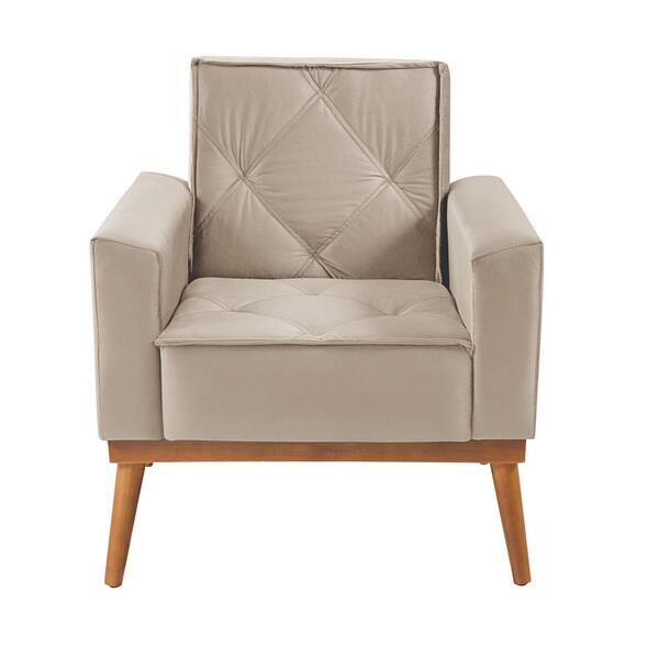 Poltrona Decorativa Bella Palha