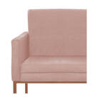 Poltrona Decorativa Bellinha Base De Ferro Bronze Suede - Doc