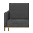 Poltrona Decorativa Bellinha Base De Ferro Dourado Corano - A