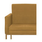Poltrona Decorativa Bellinha Base De Ferro Dourado Suede - Do