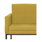 Poltrona Decorativa Bellinha Base De Ferro Preto Suede - Doce