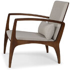 Poltrona Decorativa Berlim- Móveis Clement - Café / Kefalonia