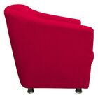 Poltrona Decorativa Bia Corano Vermelho