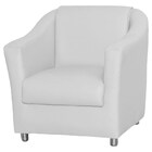 Poltrona Decorativa Bia Corino Branco - Matrix