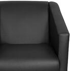 Poltrona Decorativa Bia Material Sintetico Preto MPassos