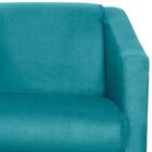 Poltrona Decorativa Bia Suede Azul Mpassos