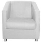 Poltrona Decorativa Bia Suede Branco MPassos