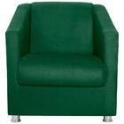 Poltrona Decorativa Bia Suede Verde MPassos