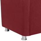 Poltrona Decorativa Bia Suede Vermelho Escuro Mpassos