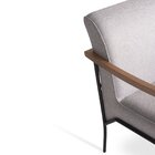 Poltrona Decorativa Blur Tec 386 Poly Trama Cinza Claro G3 Co