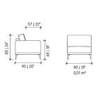 Poltrona Decorativa Braford 2042 Couro Legitimo Toro Bianco