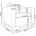 Poltrona Decorativa Bridge Premium Rose