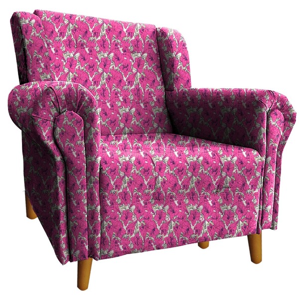 Poltrona Decorativa Bruna Suede A6