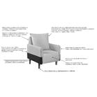 Poltrona Decorativa Cadeira Do Papai Lana Sala De Estar Escri