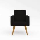 Poltrona Decorativa - Cadeira Escritório - Black Friday Preta