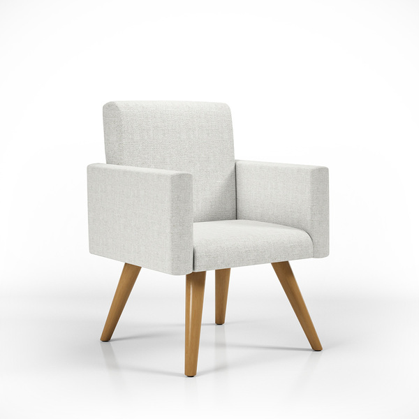 Poltrona Decorativa - Cadeira Escritório Linho Black Friday L