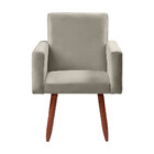 Poltrona Decorativa - Cadeira Escritório Nina Veludo - Star C