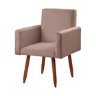 Poltrona Decorativa - Cadeira Escritório Nina Veludo - Star C