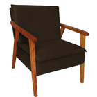 Poltrona Decorativa Cadeira Recepção Escritório Salão Clinica