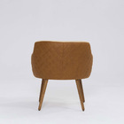 Poltrona Decorativa Cairo D07 Corano Terracota E Linho Marfim