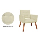 Poltrona Decorativa Camila Suede Cores Variadas - Ds Estofado