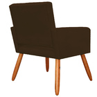 Poltrona Decorativa Camila Suede Cores Variadas - Ds Estofado