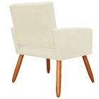 Poltrona Decorativa Camila Suede Cores Variadas - Ds Estofado