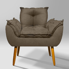 Poltrona Decorativa Capuccino