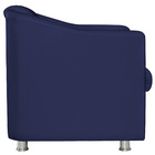 Poltrona Decorativa Catar Corano -  Amarena Móveis - Azul Mar