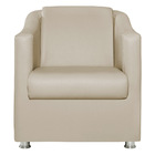 Poltrona Decorativa Catar Corano -  Amarena Móveis - Bege
