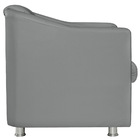 Poltrona Decorativa Catar Corano -  Doce Sonho Móveis - Cinza