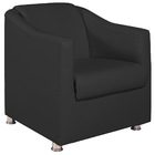 Poltrona Decorativa Catar Corano -  Doce Sonho Móveis - Preto