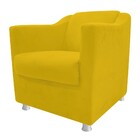 Poltrona Decorativa Catar Corano Amarelo - Amarena Móveis