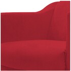 Poltrona Decorativa Catar Suede Vermelho - Amarena Móveis