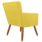 Poltrona Decorativa Cecília Suede Cores Variadas - Ds Estofad