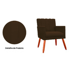 Poltrona Decorativa Cecília Suede Cores Variadas - Ds Estofad