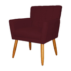 Poltrona Decorativa Cecília Suede Cores Variadas - Ds Estofad